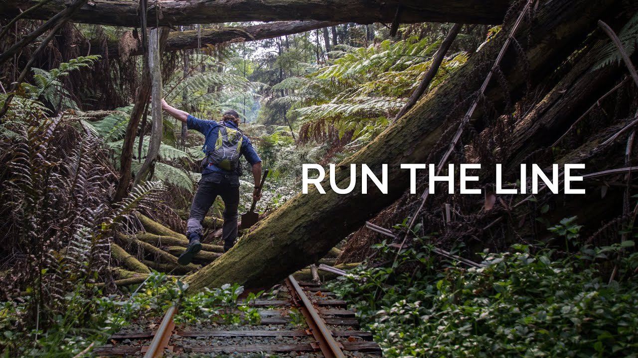 Running 43 Km Along a Hidden Railway Line In Australia