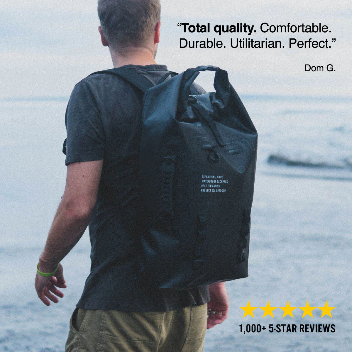 PROJECT 8020 WATERPROOF BACKPACK